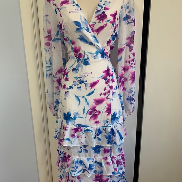 Floral Print Midi Dress - Picture 4 of 5